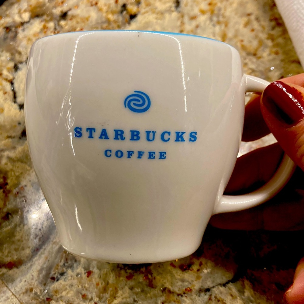 A set of two new Starbucks coffee cups (8oz). 2002